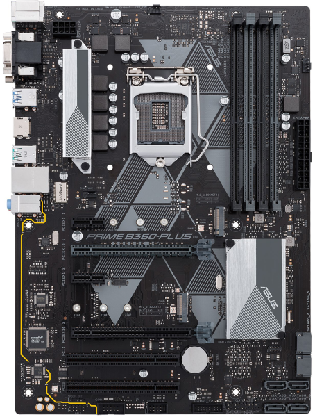 Mainboard Asus PRIME B360-PLUS (Intel B360, LGA 1151, ATX, 4 khe RAM DDR4)