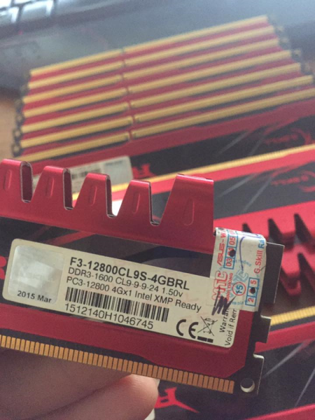 Ram dd3 gkill 4g/ 1600