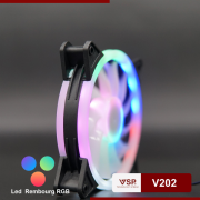 Fan led 7 màu VSP 2 mặt led V202